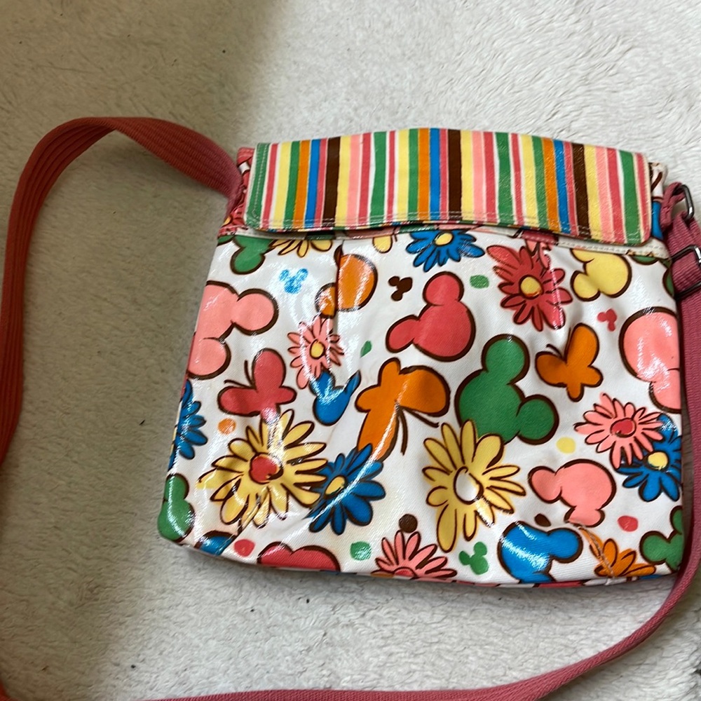 Disney vinyl crossbody bag